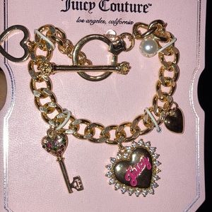 Super cute juicy couture charm bracelet
